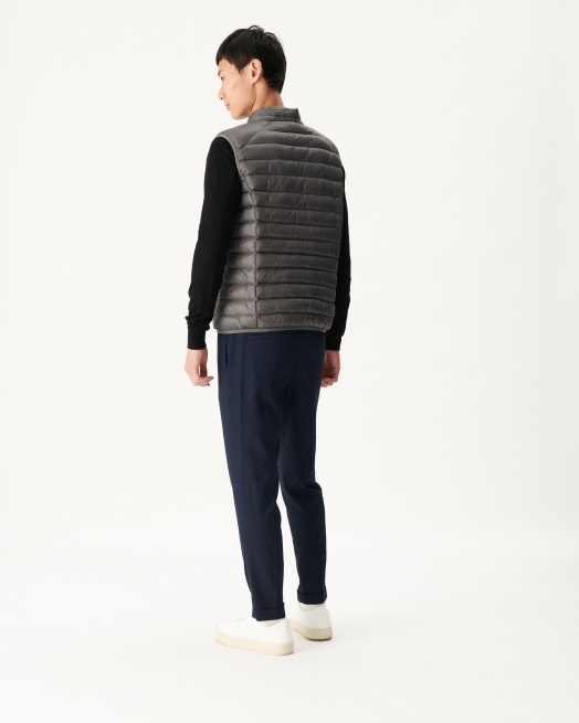 Antraciet Mouwloos Donsjack Tom Jott