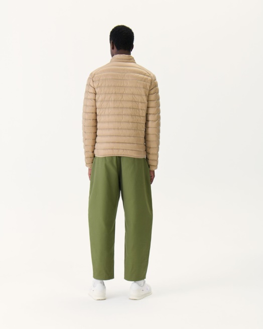 Beige Lichtgewicht Donsjack Mat Jott