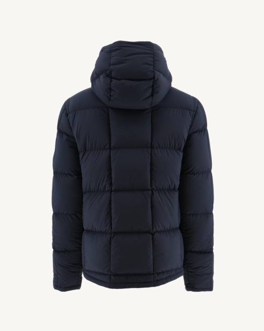 Blauw/marine Extreem Koud Omkeerbaar Donsjack Met Capuchon Aspen Jott