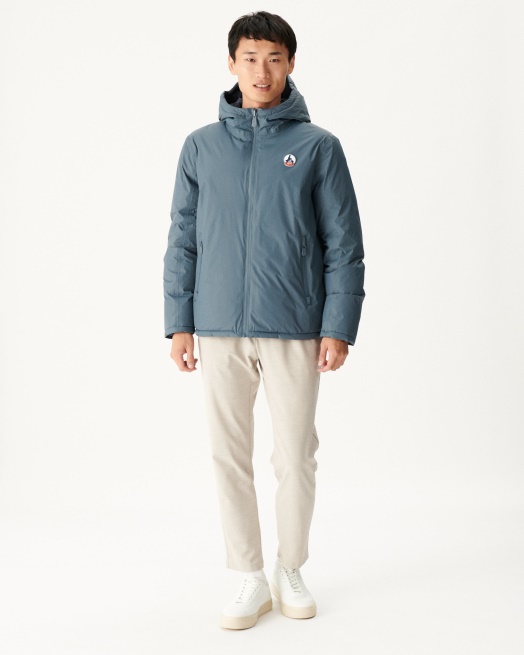 Blauw/marine Extreem Koud Omkeerbaar Donsjack Met Capuchon Aspen Jott