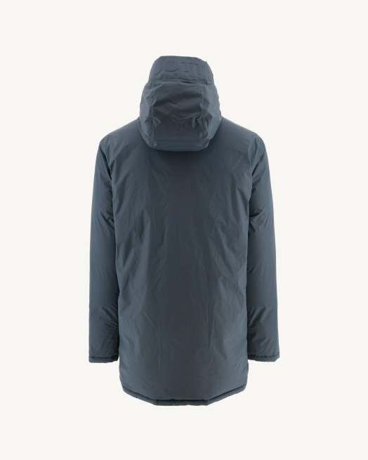 Blauw/marine Extreem Koud Omkeerbaar Donsjack Met Capuchon Toronto Jott