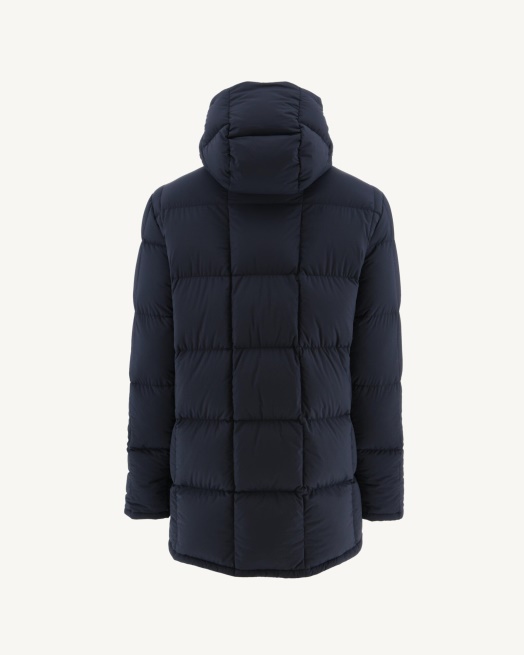 Blauw/marine Extreem Koud Omkeerbaar Donsjack Met Capuchon Toronto Jott