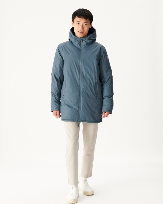 Blauw/marine Extreem Koud Omkeerbaar Donsjack Met Capuchon Toronto Jott