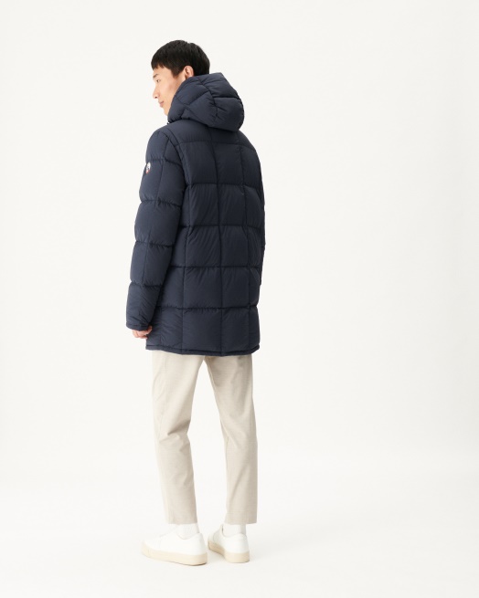 Blauw/marine Extreem Koud Omkeerbaar Donsjack Met Capuchon Toronto Jott