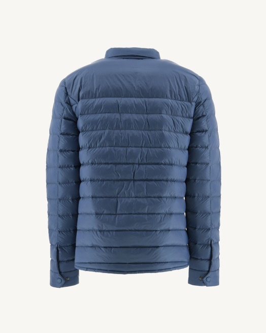 Blue Jeans Cris Lichtgewicht Pufferjack Met Overhemdkraag Jott