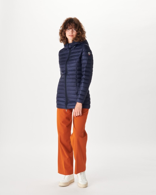 Donsjack Met Capuchon Marine Nour Jott