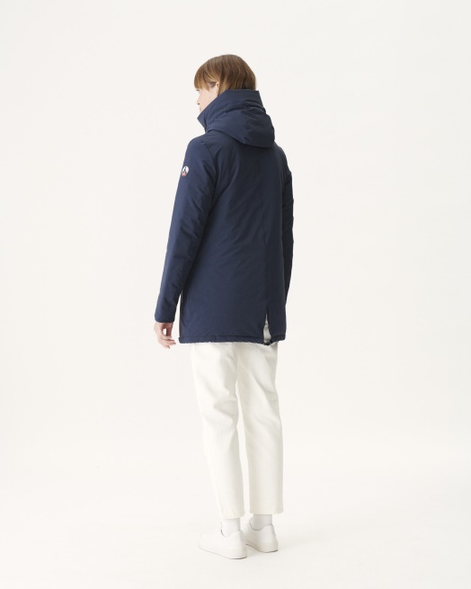 Donsjack Met Capuchon Marine Siberie Jott