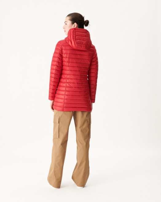 Donsjack Met Capuchon Rouge Nour Jott