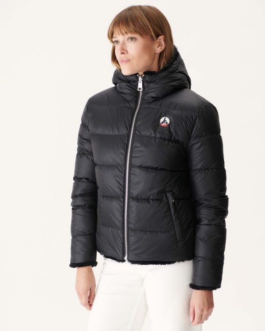 Extreem Koud Omkeerbaar Donsjack Noir Gala Jott