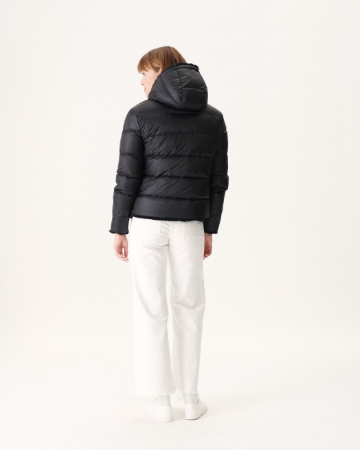 Extreem Koud Omkeerbaar Donsjack Noir Gala Jott