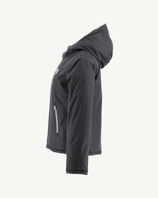 Extreem Koud Omkeerbaar Donsjack Noir/antraciet Victoria Jott