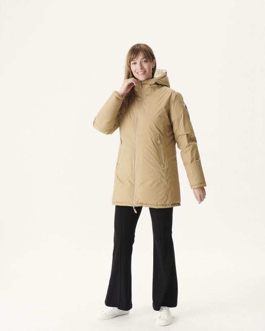 Extreme Koude Omkeerbare Donsjas Beige/ecru Ottawa Jott