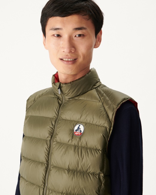 Jott Army Extreem Koud Mouwloos Donsjack Tim