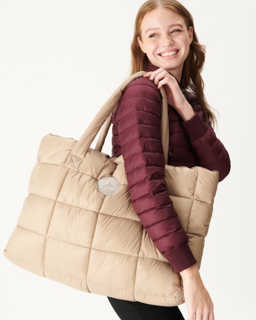 Jott Beige Boodschappentas Leika