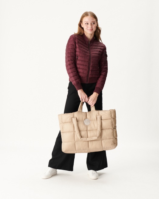 Jott Beige Boodschappentas Leika