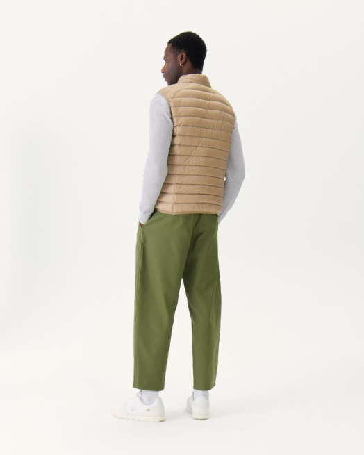 Jott Beige Mouwloos Donsjack Tom