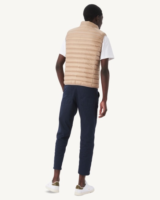 Jott Beige Mouwloos Donsjack Tom