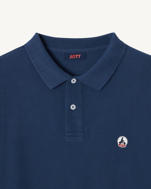 Jott Blauw Abysse Poloshirt Arcachon