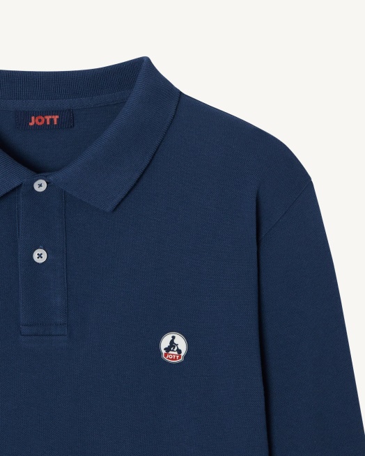Jott Blauw Abysse Poloshirt Arcachon