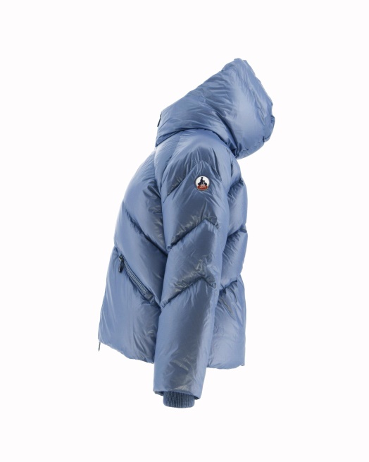 Jott Blue Delave Extreme Cold Pufferjack Met Capuchon Stellair