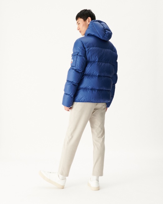 Jott Dark Denim Extreem Koud Donsjack Met Capuchon Java