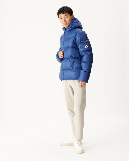 Jott Dark Denim Extreem Koud Donsjack Met Capuchon Java