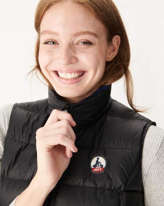 Jott Extreem Koud Mouwloos Donsjack Noir Sab