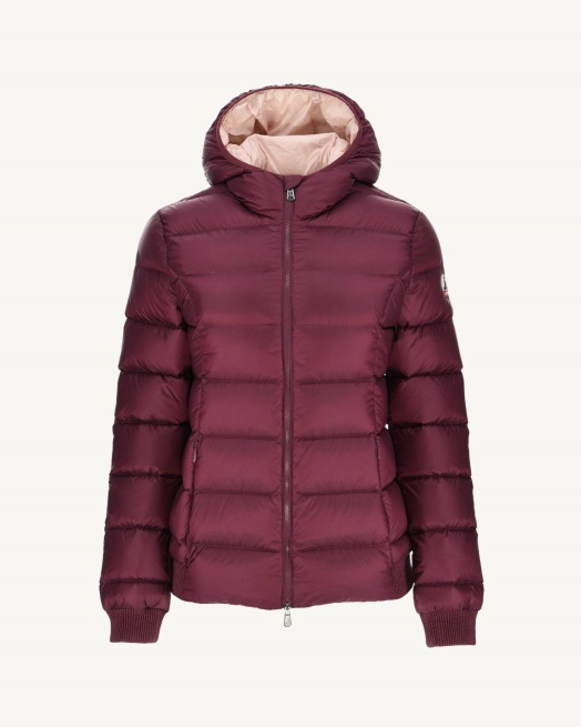 Jott Extreme Cold Donsjack Met Capuchon Aubergine Celine