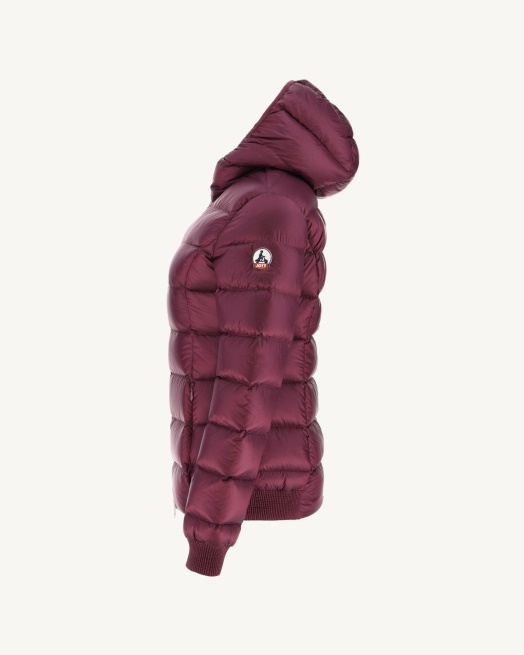 Jott Extreme Cold Donsjack Met Capuchon Aubergine Celine