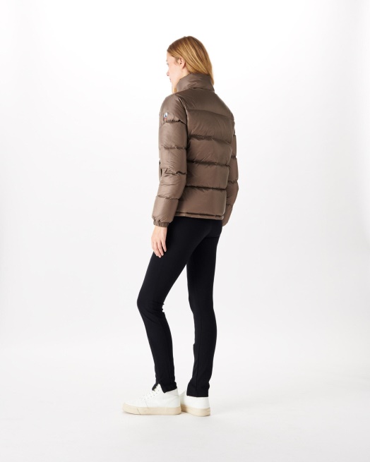 Jott Extreme Cold Gewatteerd Donsjack Taupe Cardiff