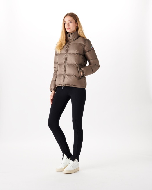 Jott Extreme Cold Gewatteerd Donsjack Taupe Cardiff