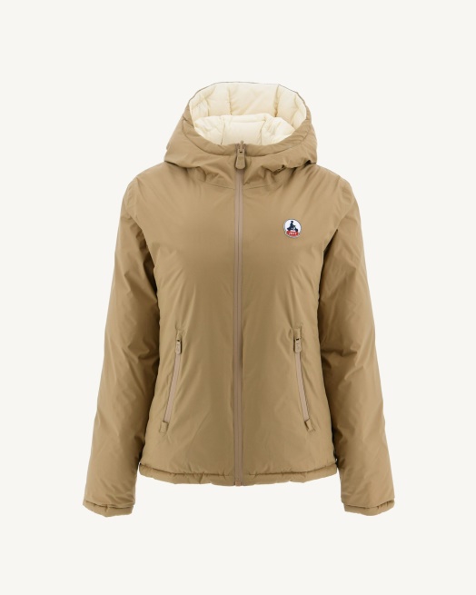 Jott Extreme Koude Omkeerbare Donsjas Beige/ecru Victoria