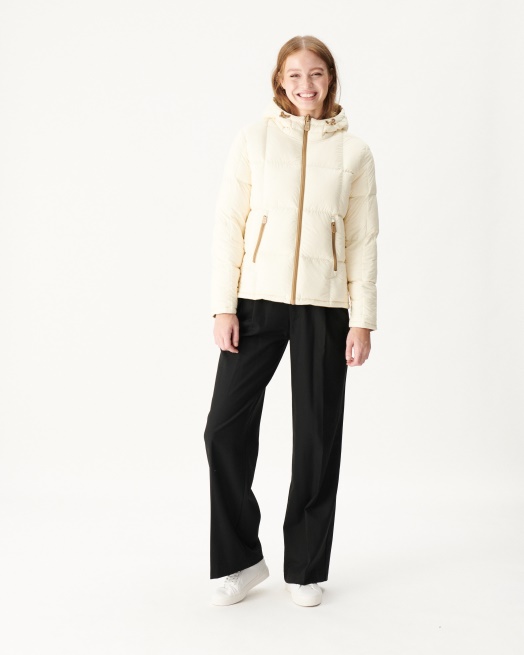 Jott Extreme Koude Omkeerbare Donsjas Beige/ecru Victoria