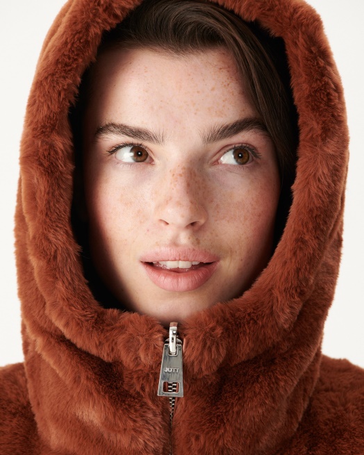 Jott Extreme Koude Omkeerbare Donsjas Caramel Daria