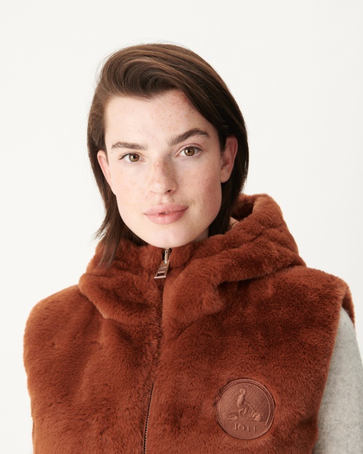 Jott Extreme Koude Omkeerbare Donsjas Caramel Daria