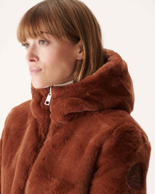 Jott Extreme Koude Omkeerbare Donsjas Caramel Gala