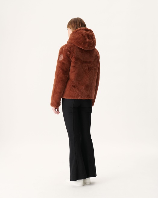 Jott Extreme Koude Omkeerbare Donsjas Caramel Gala