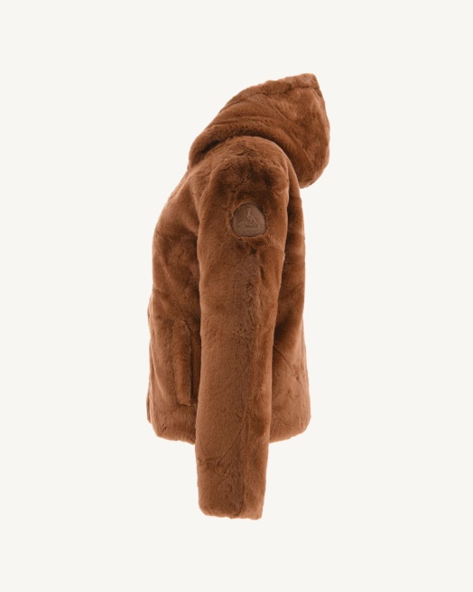 Jott Extreme Koude Omkeerbare Donsjas Caramel Gala