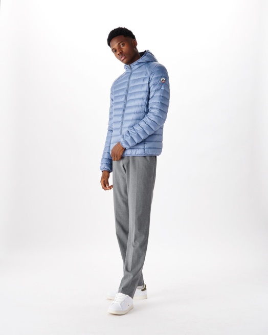 Jott Gewassen Blauw Lichtgewicht Donsjack Nico