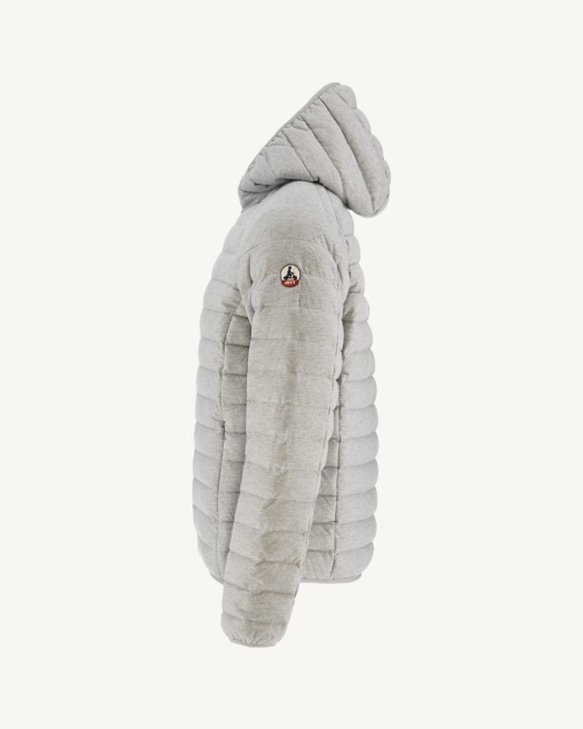 Jott Gris Chine Donsjack Met Capuchon Nico