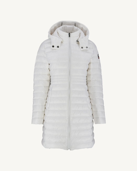 Jott Lang Donsjack Met Capuchon Blanc Vero