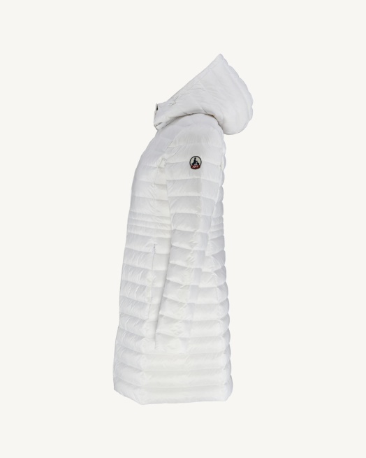 Jott Lang Donsjack Met Capuchon Blanc Vero