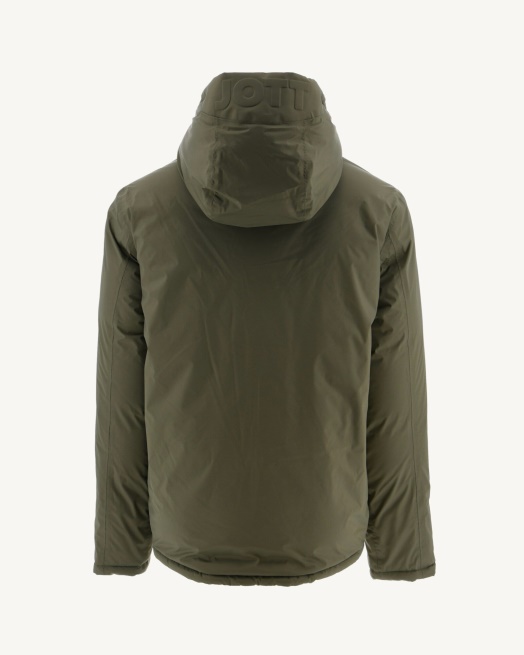 Jott Leger/sauge Extreem Koud Omkeerbaar Donsjack Met Capuchon Jack Aspen