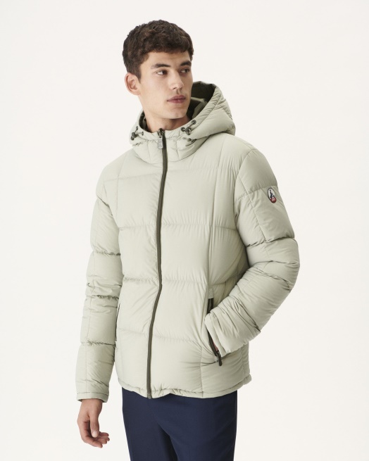 Jott Leger/sauge Extreem Koud Omkeerbaar Donsjack Met Capuchon Jack Aspen