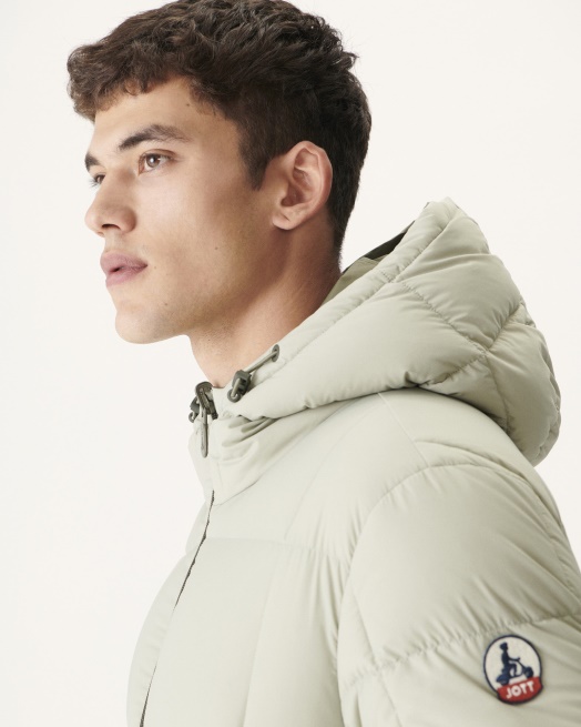 Jott Leger/sauge Extreem Koud Omkeerbaar Donsjack Met Capuchon Jack Aspen