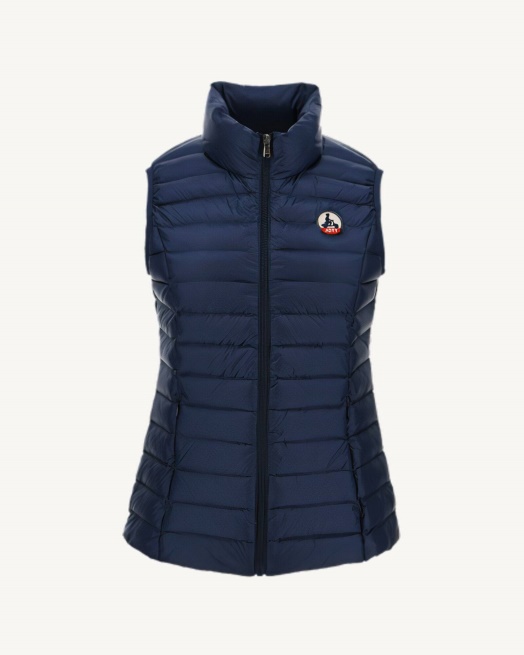 Jott Licht Mouwloos Donsjack Blauw Abysse Seda