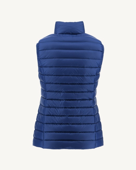 Jott Licht Mouwloos Donsjack Dark Denim Seda