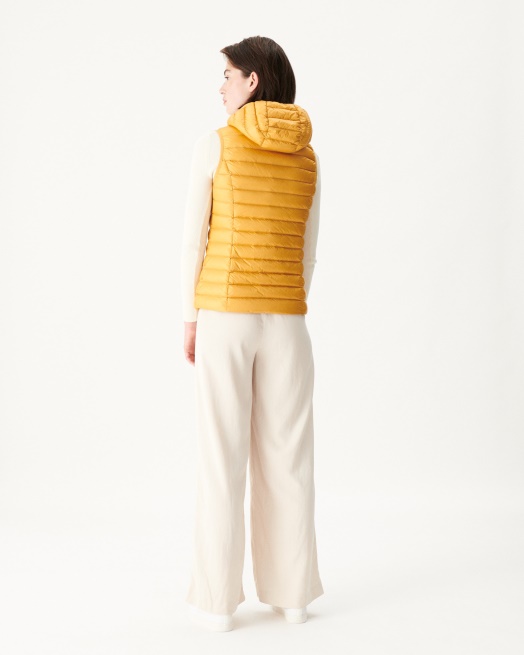 Jott Licht Mouwloos Donsjack Moutarde Mali