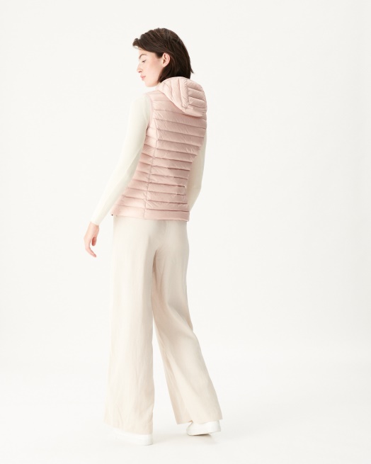 Jott Licht Mouwloos Donsjack Rose Pale Mali