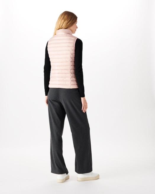 Jott Licht Mouwloos Donsjack Rose Pale Seda